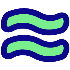 Approximately Equal To Symbol Icon from Plump Pop Set