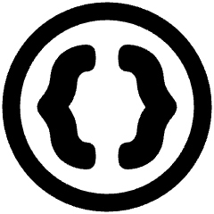 Braces Circle Icon from Plump Remix Set