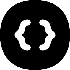 Braces Circle Icon from Flex Solid Set