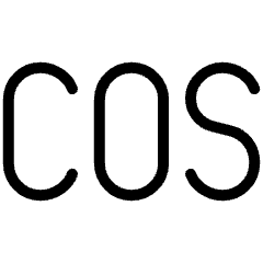 Cos Math Symbol Icon from Ultimate Light Set