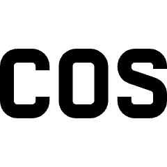 Cosine Icon from Sharp Solid Set