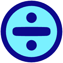 Division Circle Icon from Plump Pop Set