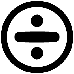 Division Circle Icon from Plump Remix Set