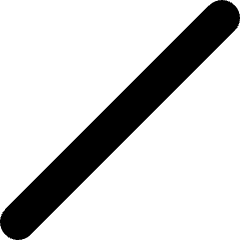 Division Slash Icon from Micro Solid Set