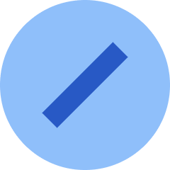 Division Slash Circle Icon from Sharp Flat Set