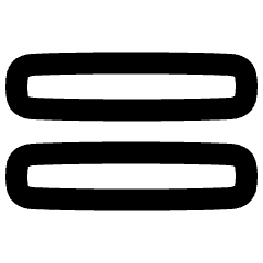 Equal Sign Icon from Plump Remix Set