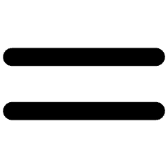 Equal Sign Icon from Flex Solid Set