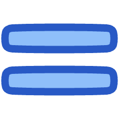 Equal Sign Icon from Plump Duo Set