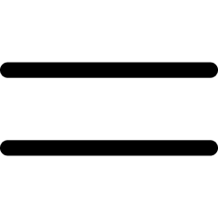 Equal Sign Icon from Core Line Set
