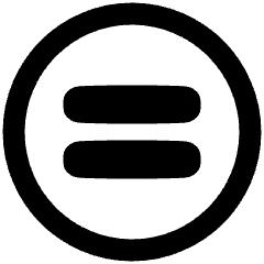 Equal Sign Circle Icon from Plump Remix Set