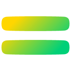 Equal Sign Icon from Plump Gradient Set