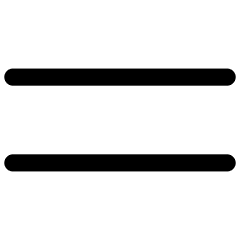 Equal Sign Icon from Flex Line Set