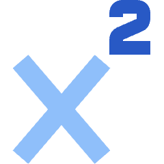 Exponent Base Icon from Sharp Flat Set