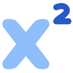 Exponent Base Icon from Plump Flat Set