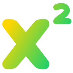 Exponent Base Icon from Plump Gradient Set