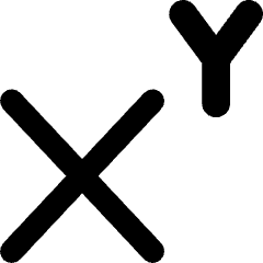 Exponent Base Icon from Core Remix Set