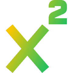 Exponent Base Icon from Sharp Gradient Set