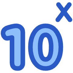 Exponent Number Icon from Plump Duo Set