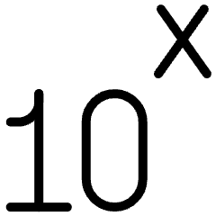 Exponential 1 Icon from Ultimate Light Set