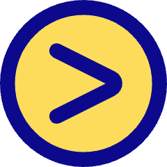 Greater Than Sign Circle Icon from Core Pop Set