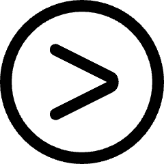 Greater Than Sign Circle Icon from Core Line Set