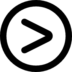 Greater Than Sign Circle Icon from Core Remix Set