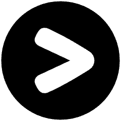 Greater Than Sign Circle Icon from Plump Solid Set