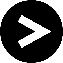 Greater Than Sign Circle Icon from Sharp Solid Set