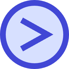 Greater Than Sign Circle Icon from Sharp Duo Set