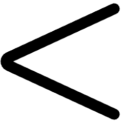 Less Than Sign Icon from Core Remix Set
