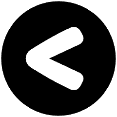 Less Than Sign Circle Icon from Plump Solid Set