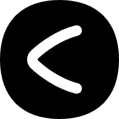 Less Than Sign Circle Icon from Flex Solid Set