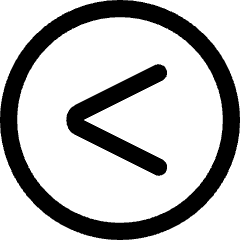 Less Than Sign Circle Icon from Core Line Set