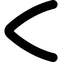 Less Than Sign Icon from Flex Solid Set