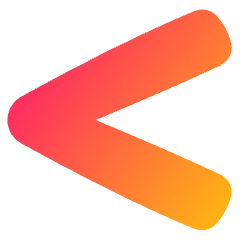 Less Than Sign Icon from Plump Gradient Set
