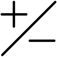 Lus Minus Math Symbol Circle 1 Icon from Ultimate Light Set