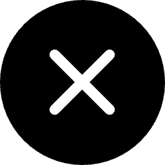 Multiplication Math Symbol Circle Icon from Ultimate Bold Set