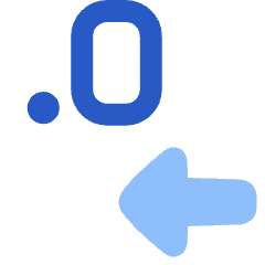 Number Decimal Reduce Icon from Plump Flat Set