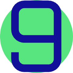 Number Nine Icon from Sharp Pop Set