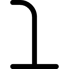 Number One Icon from Flex Line Set