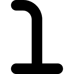 Number One Icon from Flex Solid Set