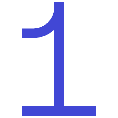 Number One Icon from Sharp Duo Set