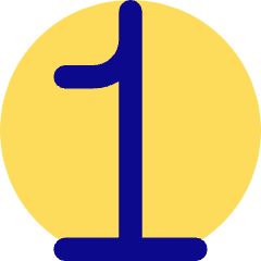 Number One Icon from Core Pop Set