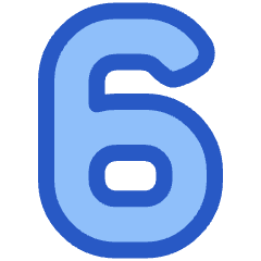 Number Six Icon from Plump Duo Set