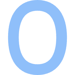 Number Zero Icon from Flex Flat Set