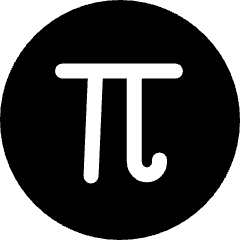 Pi Math Symbol Circle Icon from Ultimate Bold Set