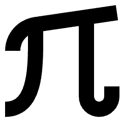 Pi Symbol Icon from Sharp Solid Set