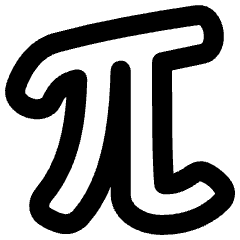 Pi Symbol Icon from Plump Remix Set