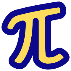 Pi Symbol Icon from Plump Pop Set
