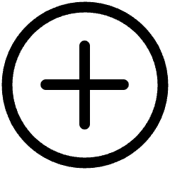 Plus Math Symbol Circle Icon from Ultimate Regular Set